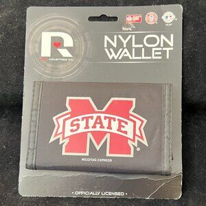Mississippi State Nylon Tri-Fold Wallet NWT